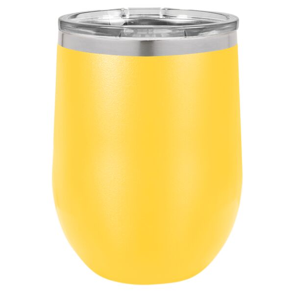 12 oz. Vacuum Insulated Stemless Wine Tumbler with Lid Thumbnail