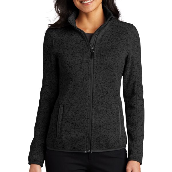 Women's Sweater Fleece Jacket Thumbnail