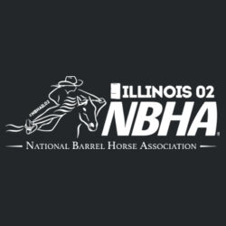 ILLINOIS NBHA Design White NB1 on a Port & Company® - Youth Crystal Tie Dye Tee Design