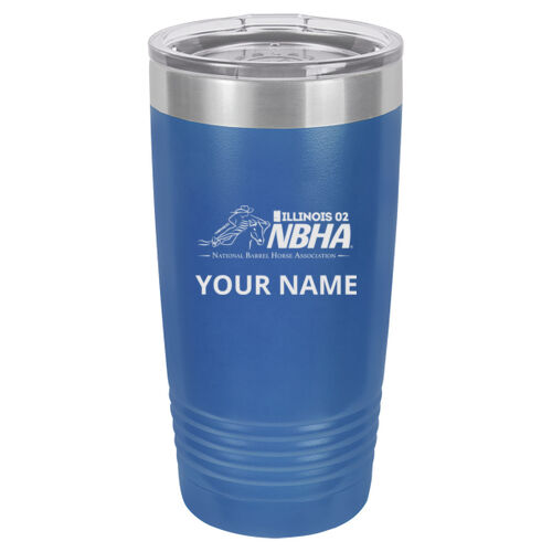ILLINOIS NBHA Design NBE1 Engraved on a Polar Camel® - 20 oz Tumbler Vacuum Insulated with Slider Lid Thumbnail