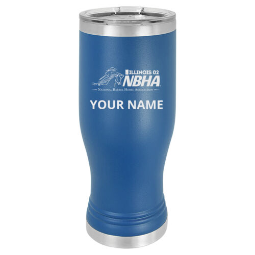 ILLINOIS NBHA Design NBE1 Engraved on a Polar Camel® - 20 oz. Vacuum Insulated Pilsner with Lid Thumbnail