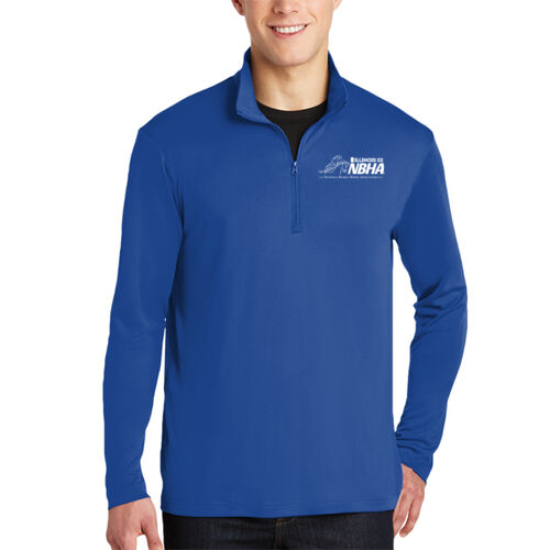 ILLINOIS NBHA Design White Left Chest NB1 on a Sport-Tek ® - PosiCharge ® Competitor 1/4 Zip Pullover Thumbnail