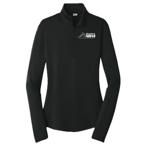 ILLINOIS NBHA Design White Left Chest NB1 on a Sport-Tek ® - Women's PosiCharge ® Competitor 1/4 Zip Pullover Thumbnail