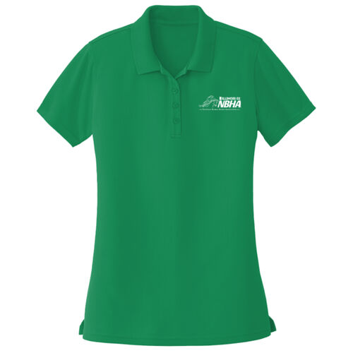 ILLINOIS NBHA Design White Left Chest NB1 on a Port Authority ® - Women's Dry Zone ® UV Micro Mesh Polo Thumbnail